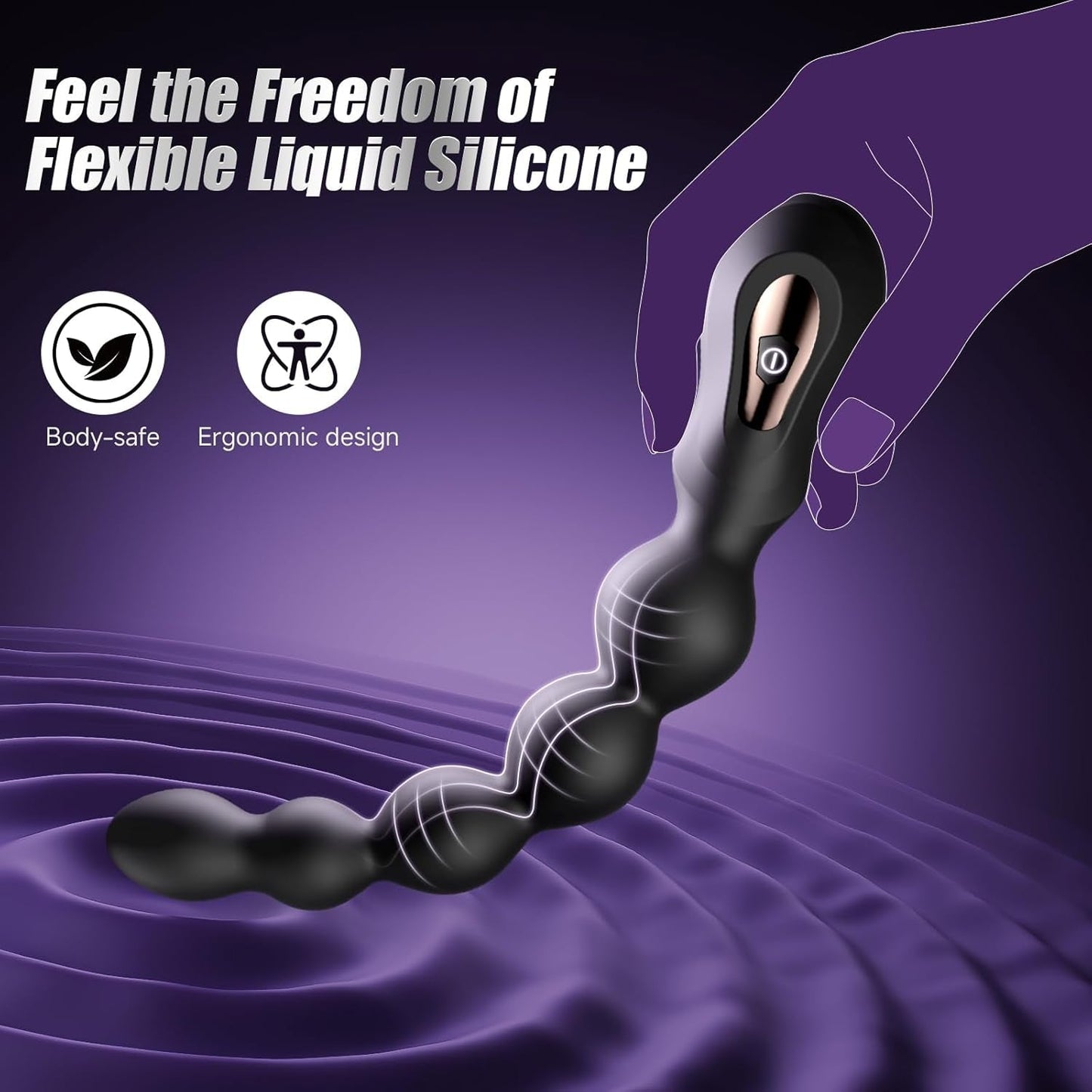 Plug anal vibrant BeadRush XL