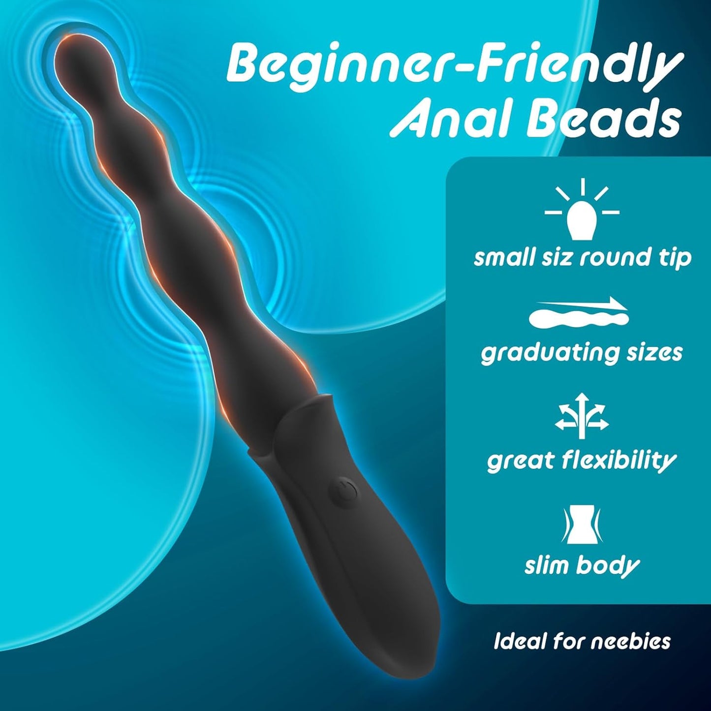 Entrenador Anal Vibratorio BeadsMaster