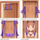 VelouraX Door Sex Swing with Seat & Restraints (Purple)