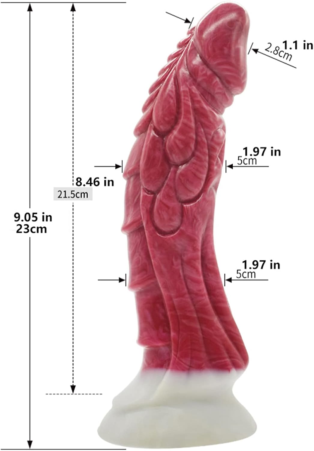 Dildo eyaculador de silicona líquida BeastFlow Monster