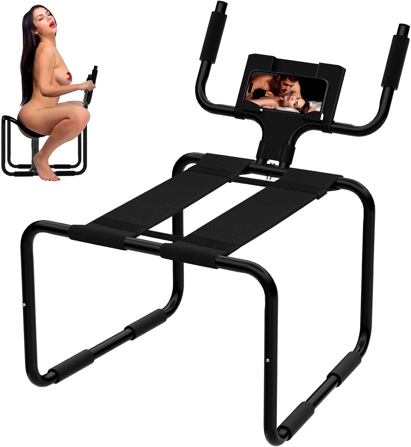 BounceControl Sex Position Chair with Phone Holder
