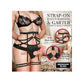Bedroom Bliss Belle Strap-On Panty Harness & Garter