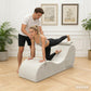 Chaise longue sexual ergonómica curvada premium beige