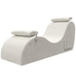 Chaise longue sexual ergonómica curvada premium beige