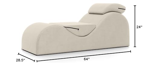 Tumbona Lounge Íntima de Lujo Beige