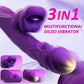 Vibrador dildo de conejo BiteBloom para golpear y lamer
