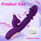 Vibrador dildo de conejo BiteBloom para golpear y lamer