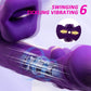 Vibrador dildo de conejo BiteBloom para golpear y lamer