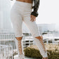 Suede Lace Up Leggings