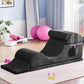 Sillón de salón íntimo ergonómico convertible negro