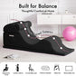 Sillón de salón íntimo ergonómico convertible negro