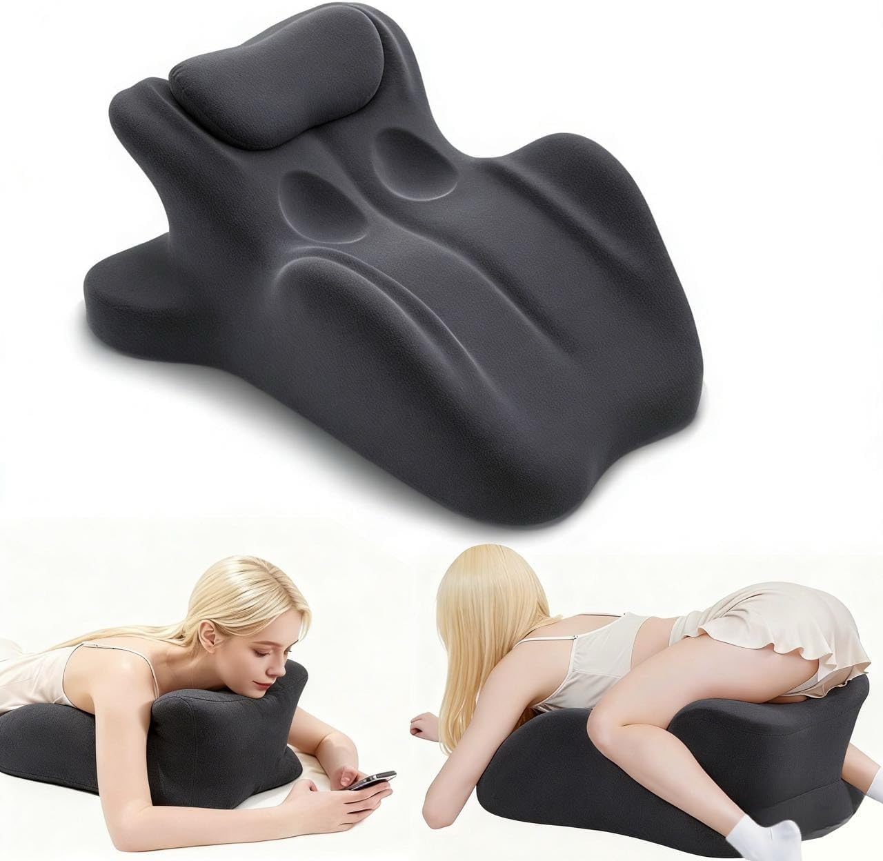 Almohada de apoyo de posiciones íntimas para parejas negras