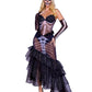 Costume d'Halloween adulte sirène sombre