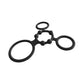 Anillo de castidad para hombres cuadruple realzador