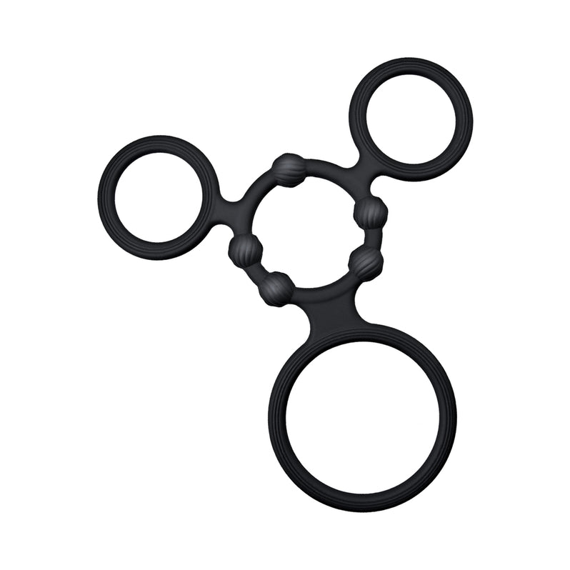 Anillo de castidad para hombres cuadruple realzador