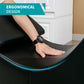 Chaise longue de placer ergonómica curva de terciopelo negro