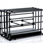 Master Series Kennel BDSM Puppy Cage with Padded Board