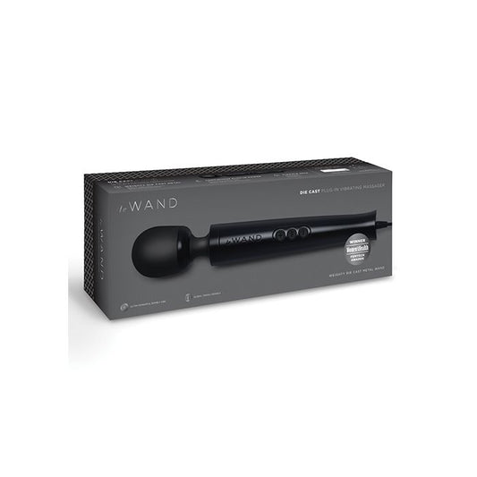 Vibreur de massage Le Wand Die Cast Plug-In Noir