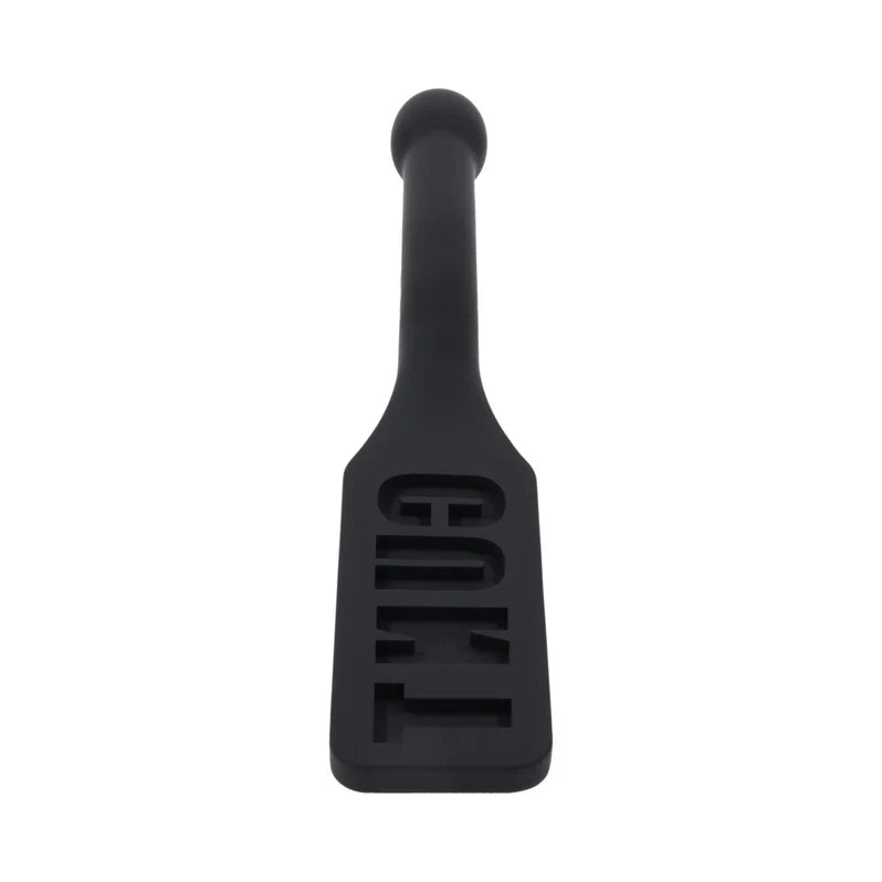 Spatule de moulage en silicone Edge – Manche insérable et inscription « CUNT »
