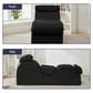 Chaise longue sexual íntima, elegante y negra