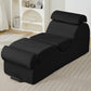 Chaise longue sexual íntima, elegante y negra