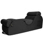 Chaise de salón ergonómica curvada prémium Black XL para sexo