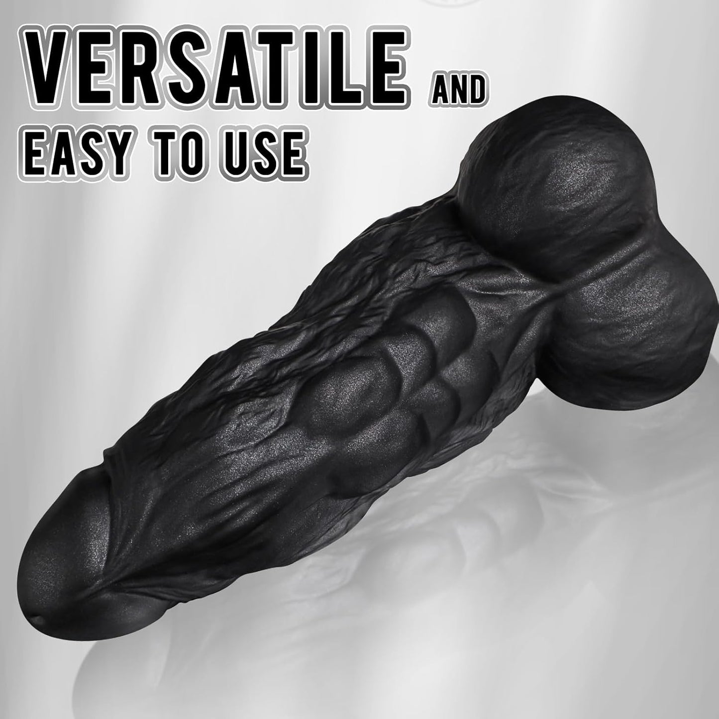 BlackBeast 8" Thick Silicone Fantasy Dildo