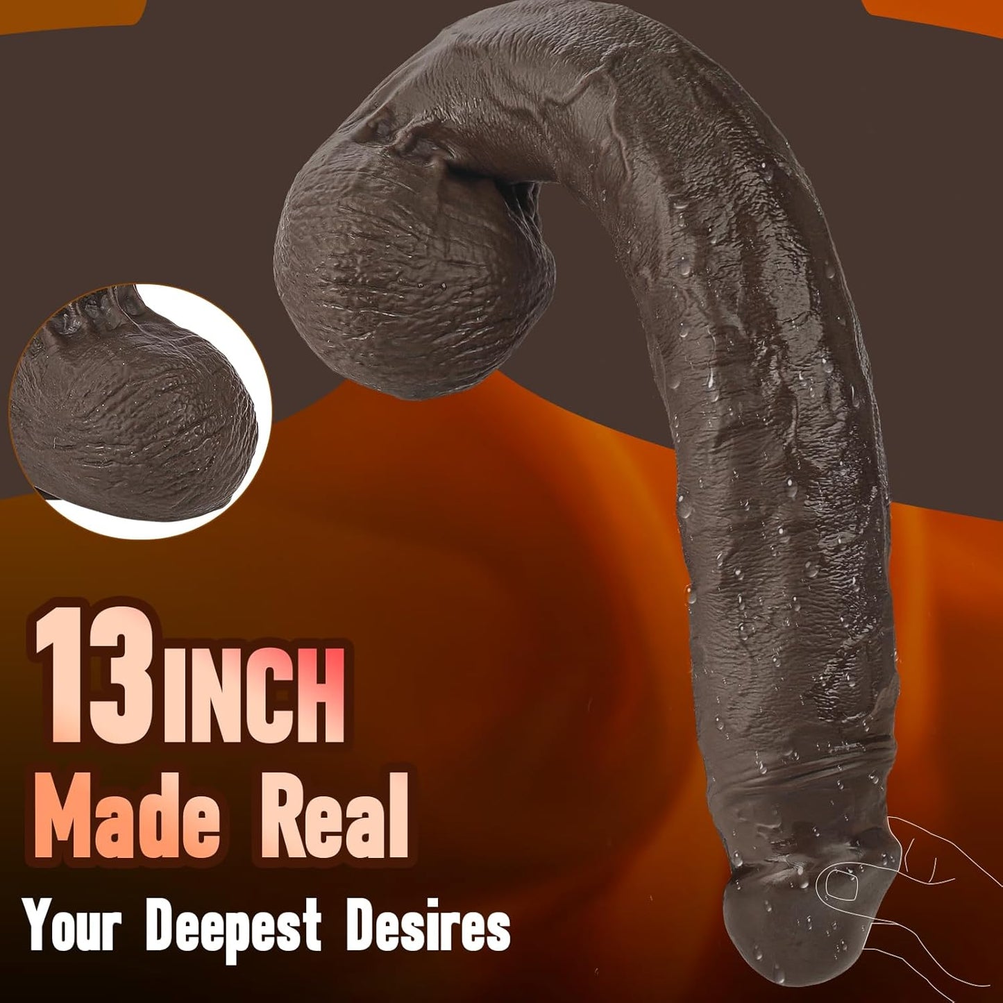 BlackObsidian XL Fantasy Dildo