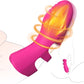 Vibrador de dedo con calor BlissFlare
