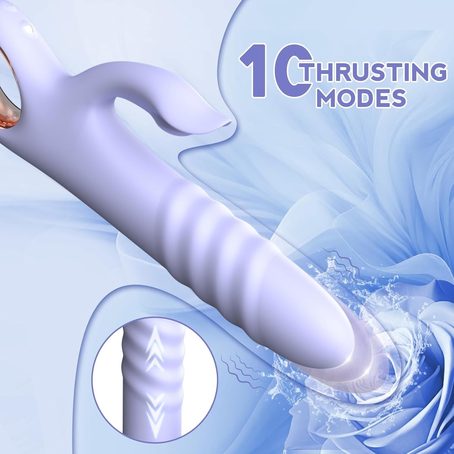 BloomBunny Rabbit Thrusting G-Spot Vibrator