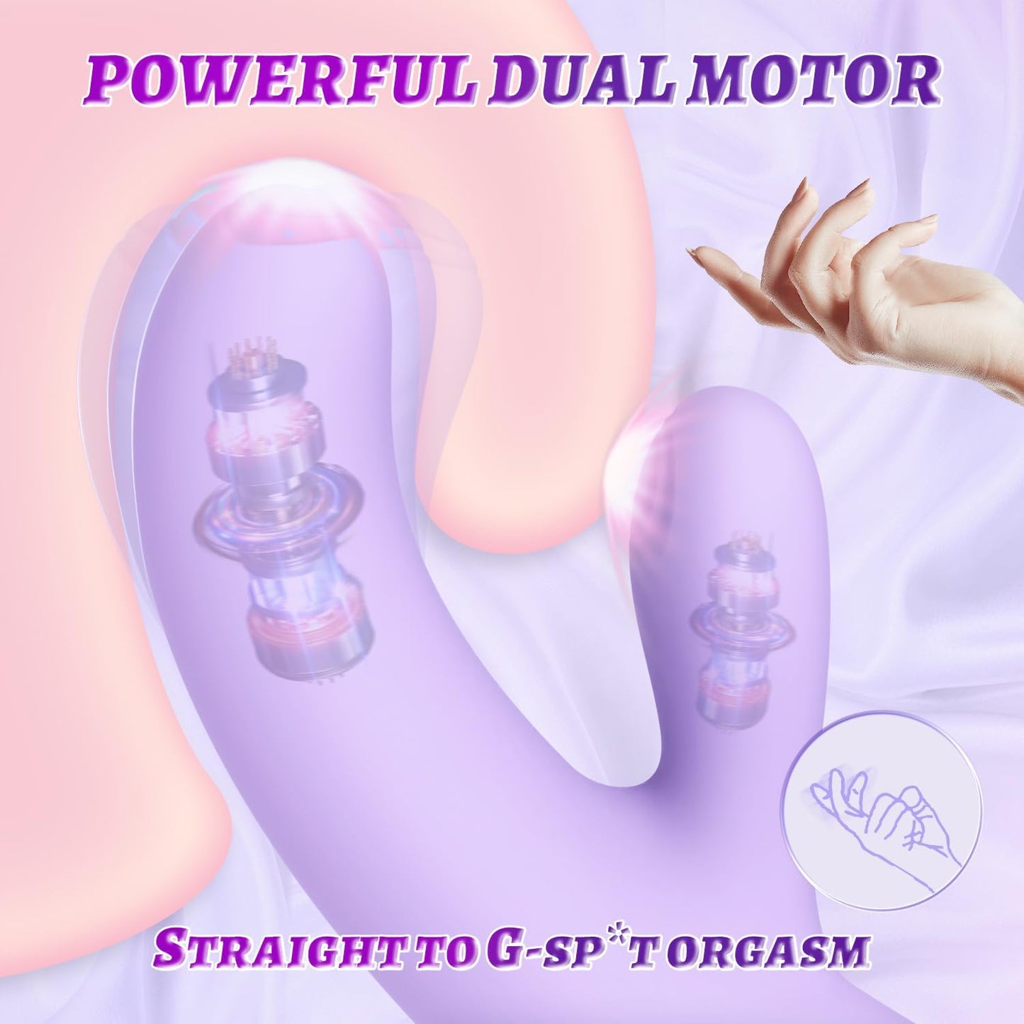 BloomFlex vibrador 3 en 1 para punto G y control por app