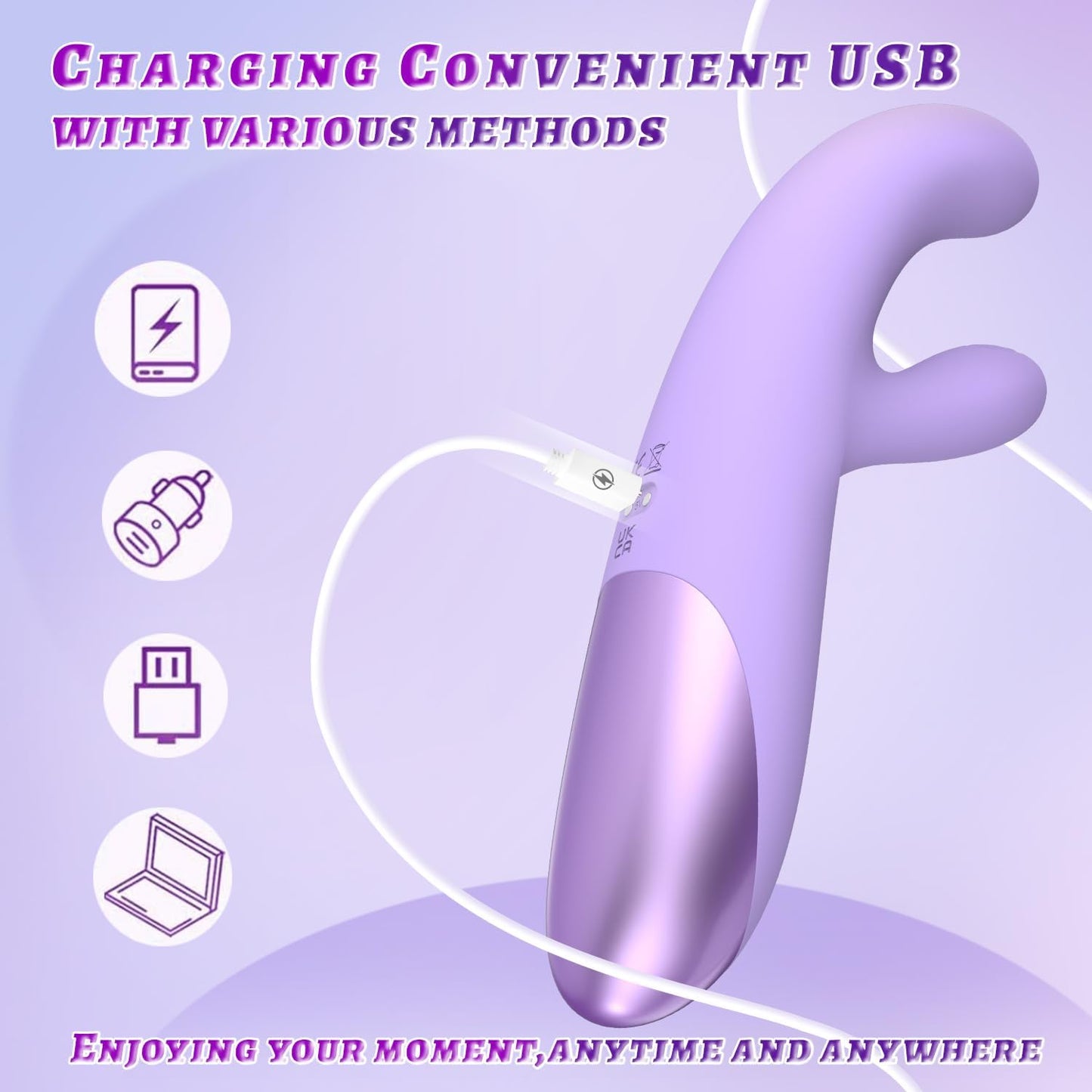 BloomFlex vibrador 3 en 1 para punto G y control por app