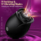 Vibrador de succión dual BloomPulse Rose con control por aplicación