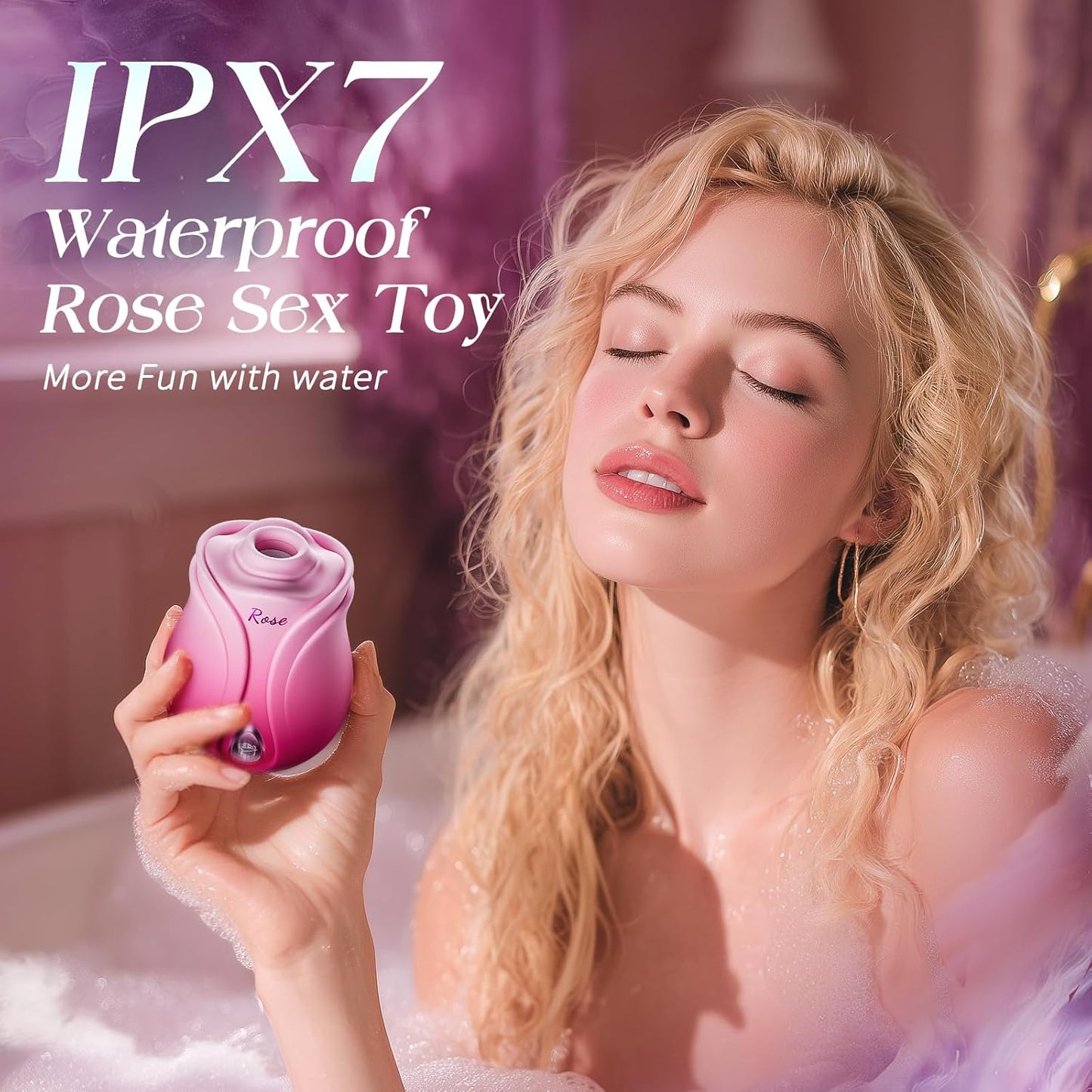 Vibrador de rosa inteligente BloomWave
