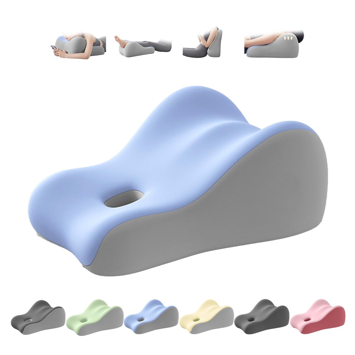 Almohada Cuña de Posición para Intimidad de Parejas, Azul