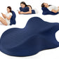 Almohada de apoyo para posición íntima de pareja Azul