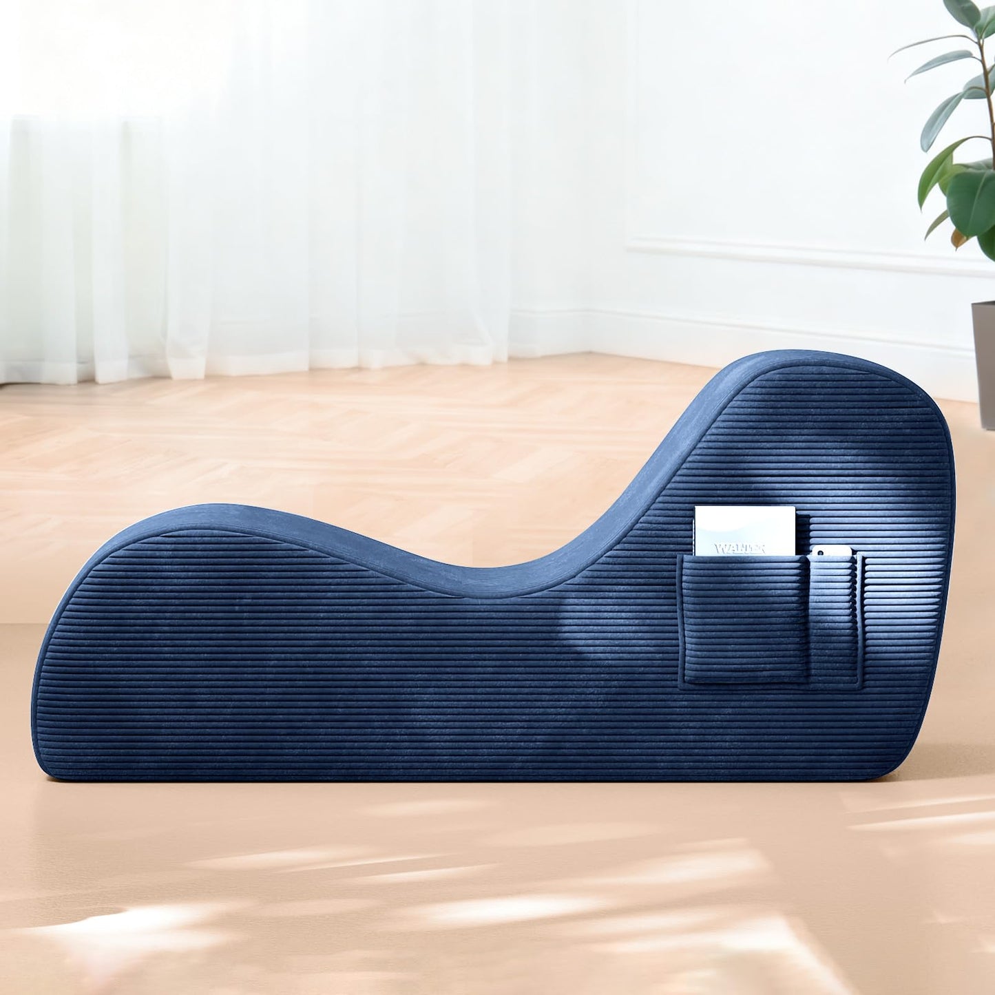 Chaise ergonómica de apoyo íntimo para sexo, color azul