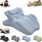 Almohada de soporte de espuma viscoelástica azul para intimidad en pareja