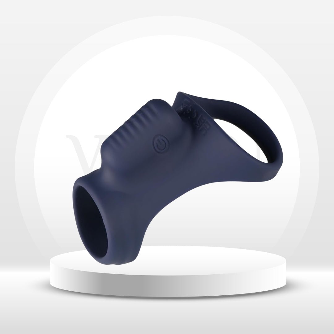 Anneau de pénis vibrant BluePulse pour couples