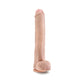 Dildo Plegable con Testículos Blush Au Naturel Daddy de 35,5 cm