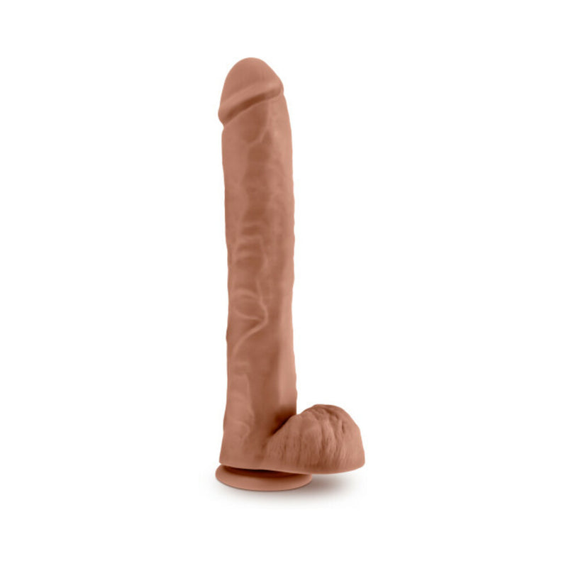 Dildo Plegable con Testículos Blush Au Naturel Daddy de 35,5 cm