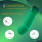 Colorete Oh My Gem Vibrador Calentador Encantador para el Punto G Esmeralda