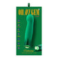 Colorete Oh My Gem Vibrador Calentador Encantador para el Punto G Esmeralda