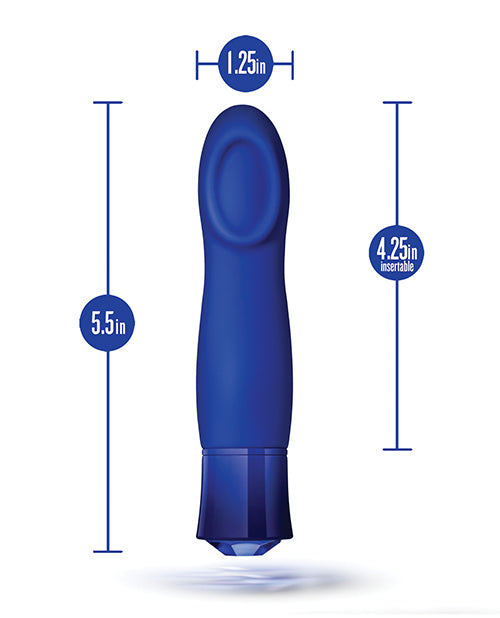 Colorete Oh My Gem Misterio Calentamiento Vibrador Punto G Zafiro