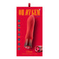 Colorete Oh My Gem Desire Vibrador Recargable Calentador Rubí
