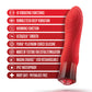 Colorete Oh My Gem Desire Vibrador Recargable Calentador Rubí
