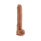 Dildo Plegable con Testículos Blush Au Naturel Daddy de 35,5 cm