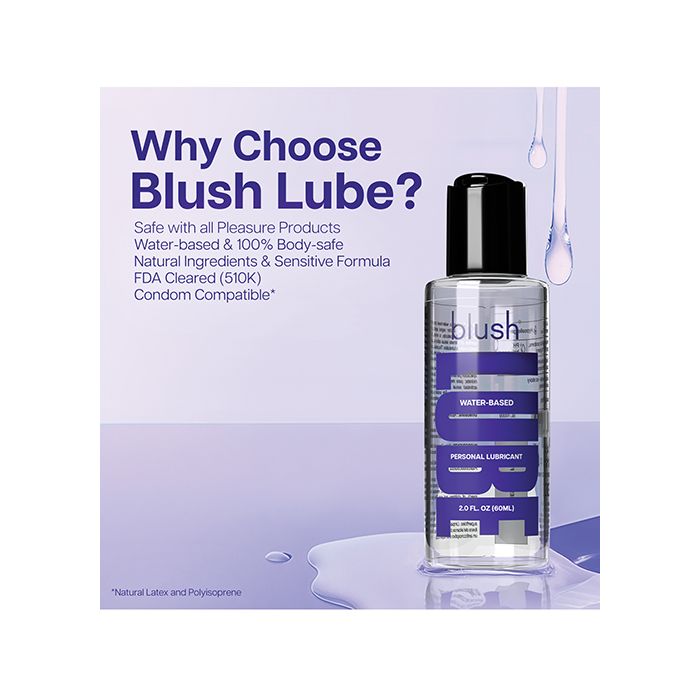 Lubricante a base de agua Blush - 2 oz