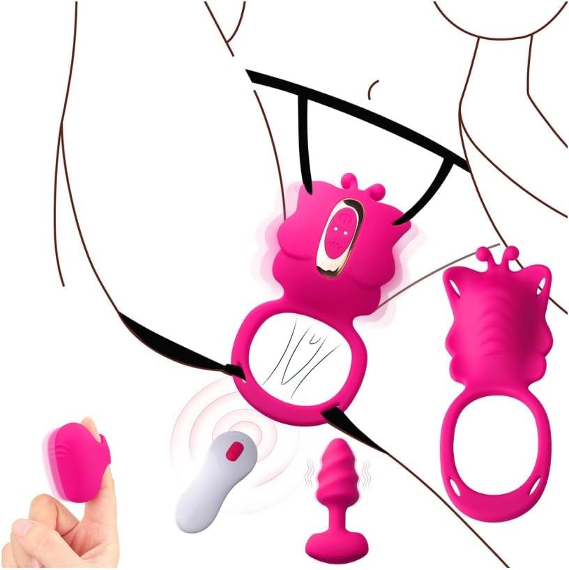 Kit de vibromasseur 3-en-1 pour couples BlushPlay
