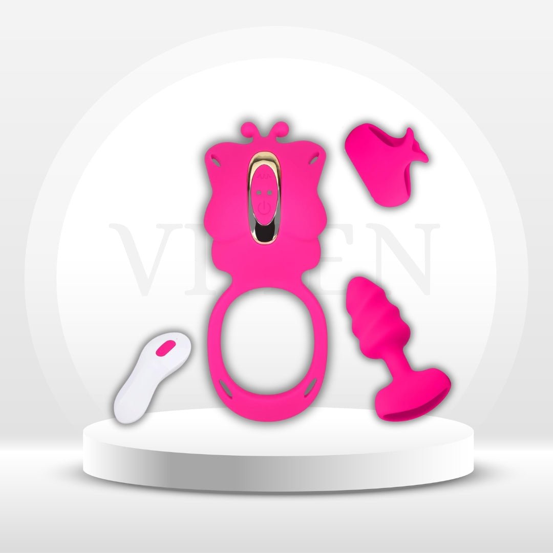 Kit de vibromasseur 3-en-1 pour couples BlushPlay